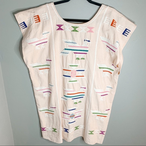 Anthropologie Panay Embroidered Caftan Top - Picture 6 of 10